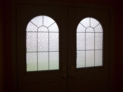 Window with Decorative Film